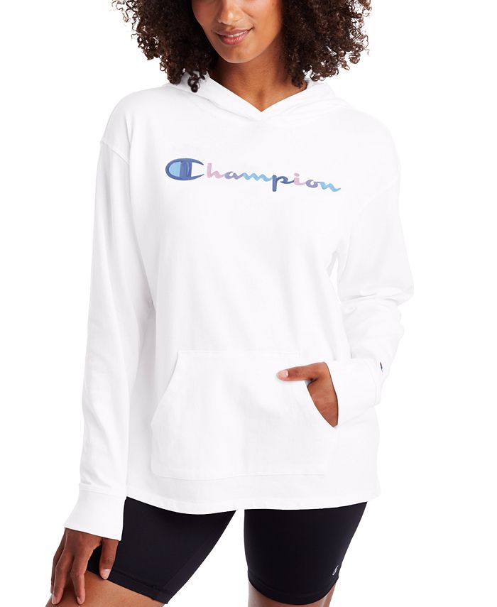 Champion Women's Color Logo Middleweight Hoodie - Macy's