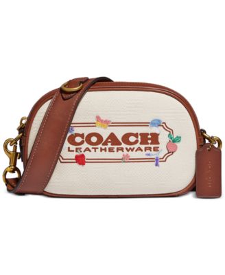 COACH - Embroidered Canvas Coach Badge Camera Bag