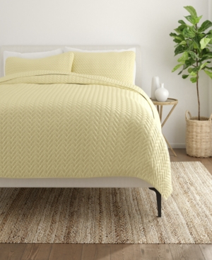 Home Collection Premium Ultra Soft Herring Pattern Quilted Coverlet Set Twin Bedding