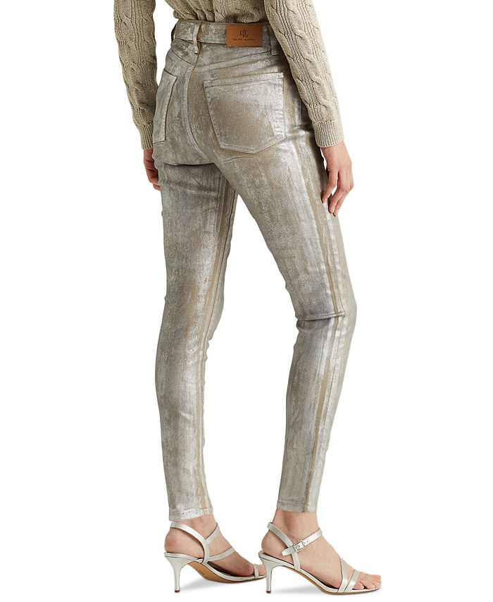 ralph lauren high rise skinny ankle jeans