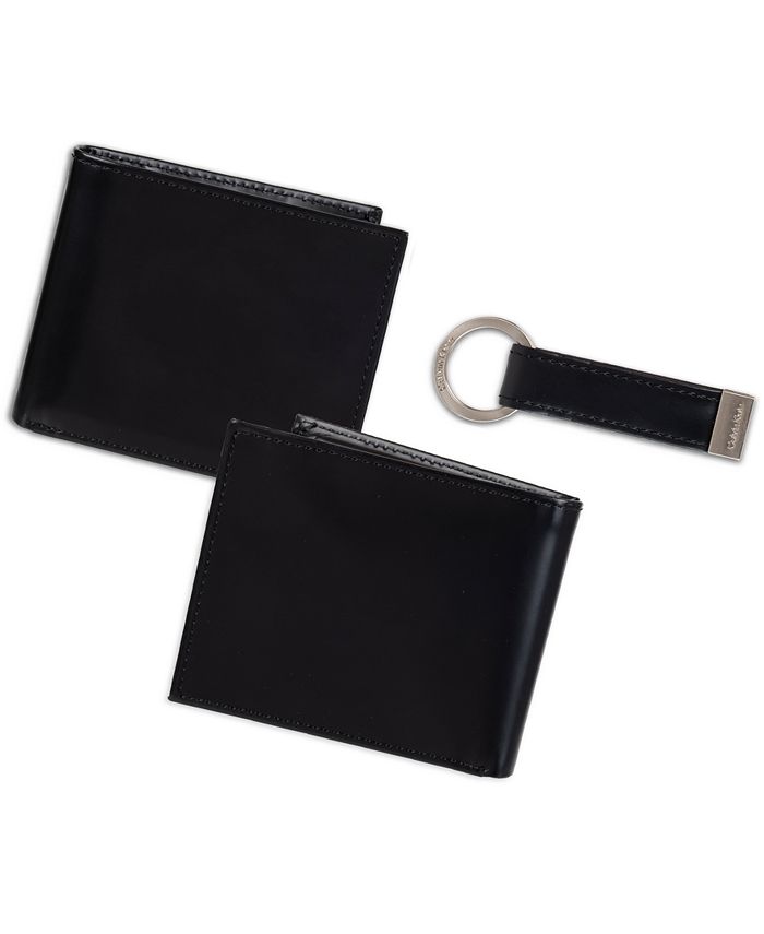 Calvin Klein Men's RFID Passcase Wallet & Key Fob Set - Macy's