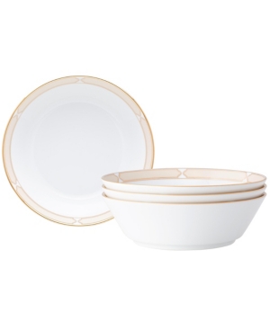 Noritake Eternal Palace Gold Set Of 4 Soups, 7", 20 oz In White And Gold