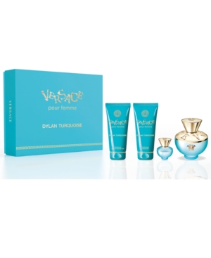 VERSACE 4-PC. DYLAN TURQUOISE GIFT SET