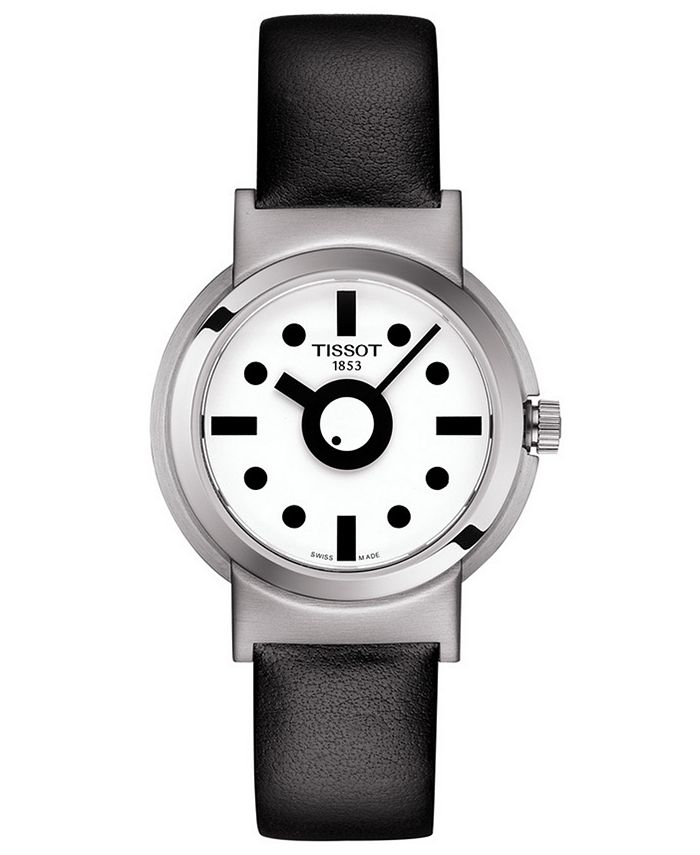 Tissot - Women's Swiss Heritage Memphis Interchangeable Black & Pink Strap Watch 34mm