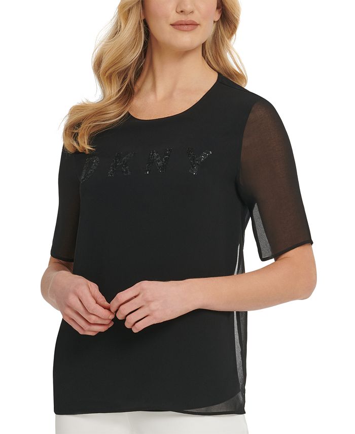 Dkny tops macy's discount