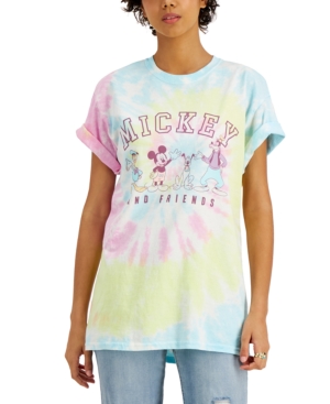 Disney Juniors' Cotton Mickey and Friends-Graphic T-Shirt