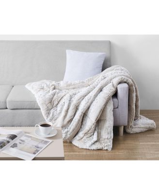 Christian Siriano Luxury Faux-Fur Throw, 60" x 70"