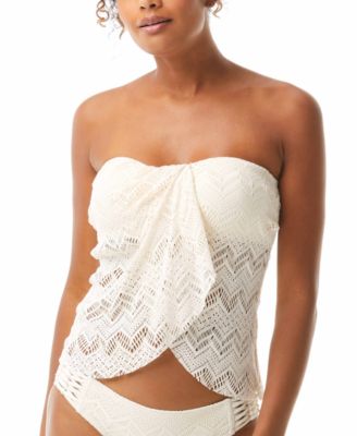 Vince Camuto Crochet Front Scallop Edge Women's Tank Vince Camuto