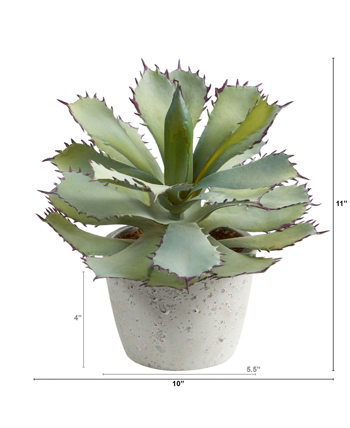 NEARLY NATURAL 11" SUCCULENT ARTIFICIAL PLANT 