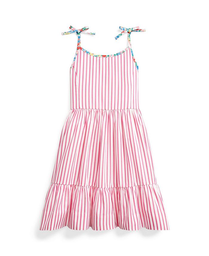 Polo Ralph Lauren Little Girls Striped Dress - Macy's