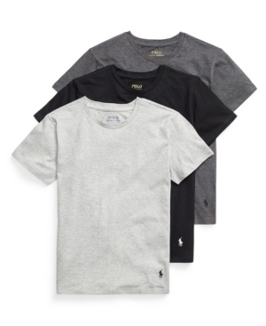 Big Boys Crewneck Undershirt 3-piece Set