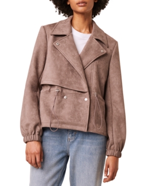 French Connection Dede Faux Suede Jacket