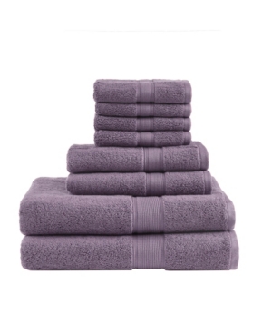 Madison Park Solid 8-pc. Towel Set Bedding In Light Purple