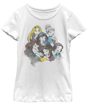 Big Girls Disney Princesses Princess Chilling Short Sleeve T-shirt