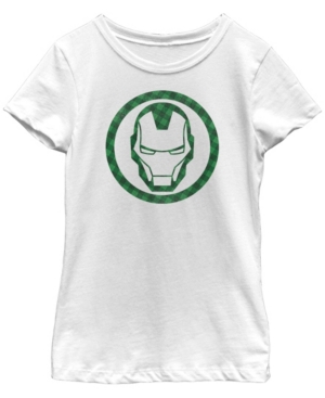 Big Girls Marvel Avengers Classic Lucky Iron Short Sleeve T-shirt