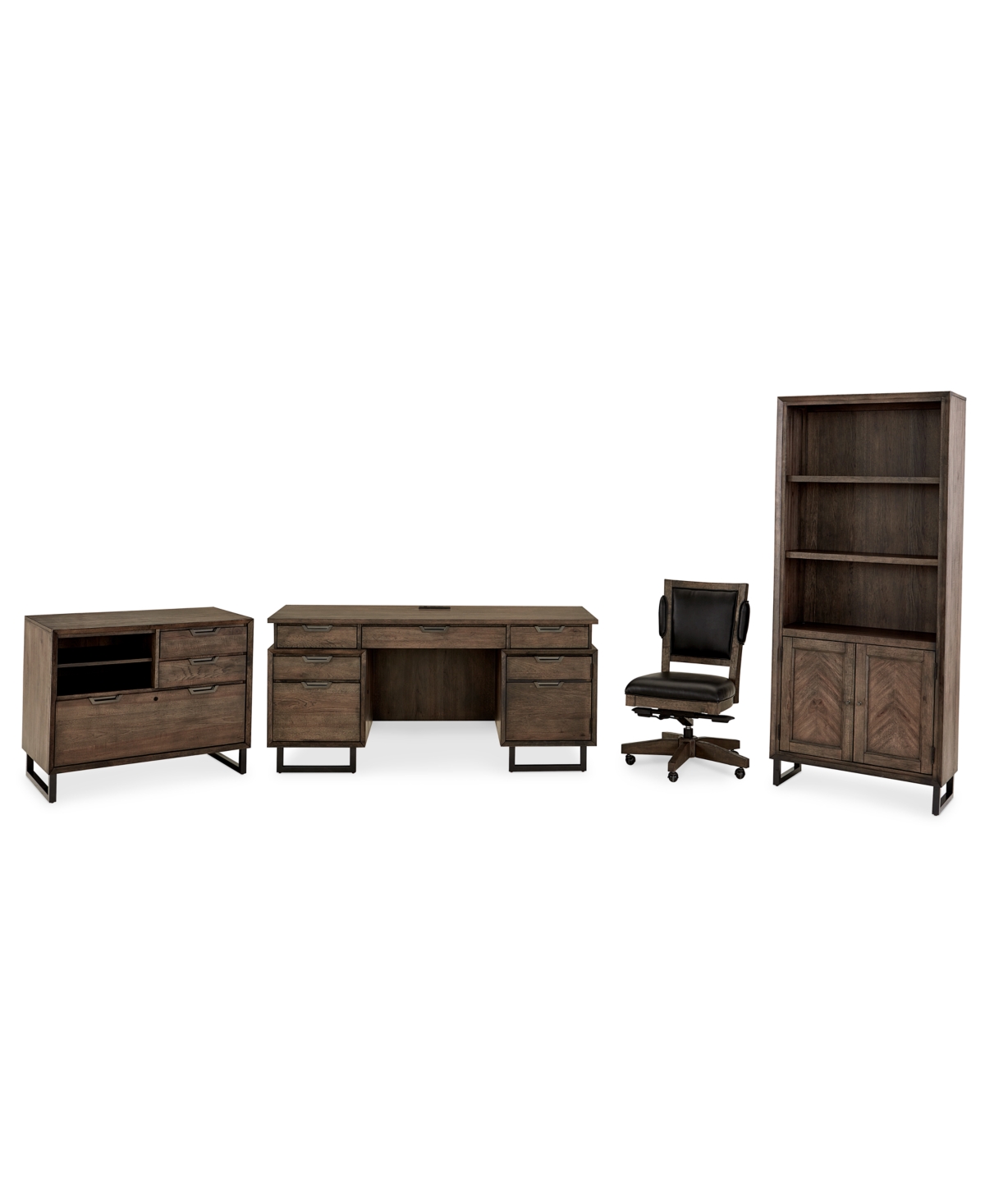 Macy's Gidian Home Office, 4pc. Set (executive Desk, Office Chair