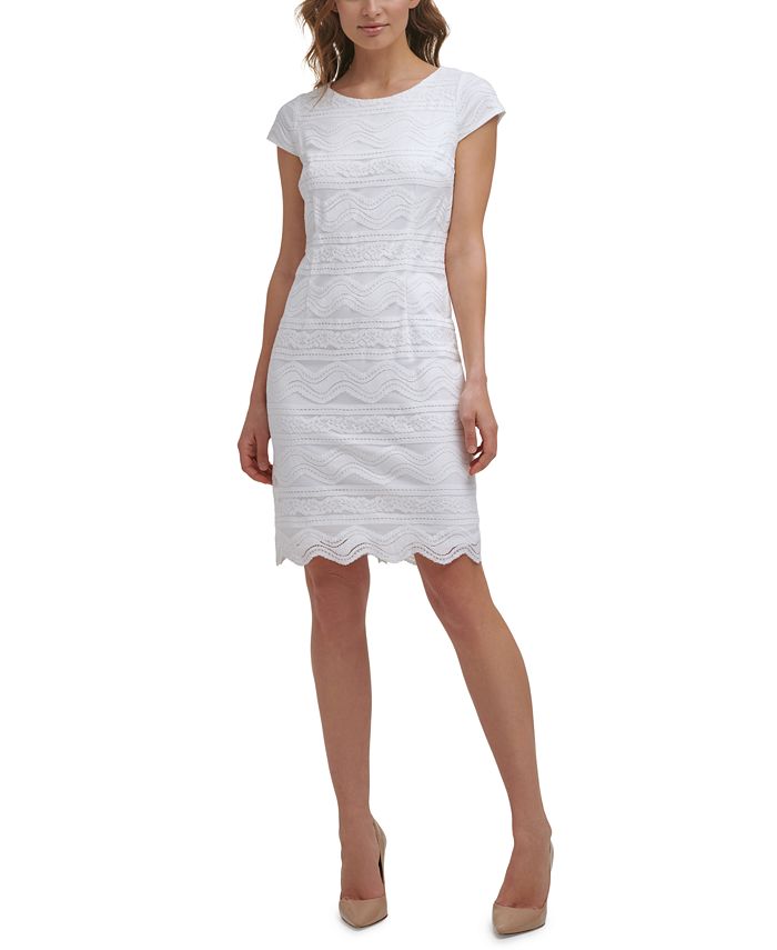 Buy a Jessica Howard Womens Lace Sheath Dress, TW5