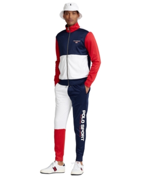 Polo Ralph Lauren Men's Polo Sport Fleece Jogger Pants In Rl 2000 Red Multi