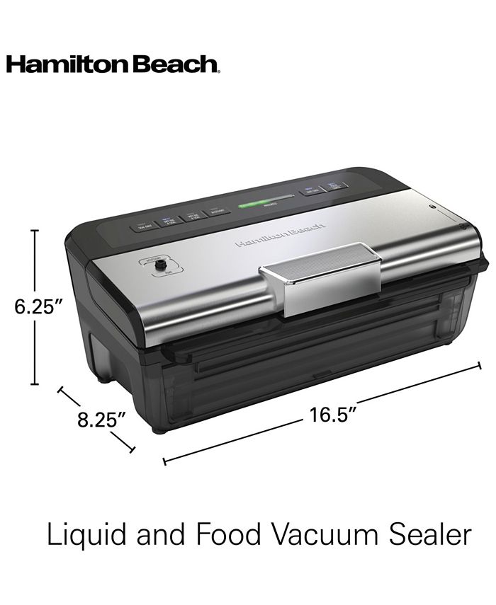 Hamilton Beach NutriFresh Vacuum Sealer for Liquid & Dry Food Macy's