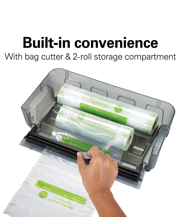 Hamilton Beach NutriFresh Vacuum Sealer for Liquid & Dry Food Macy's