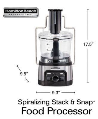 Professional Spiralizing Stack & Snap Food Processor