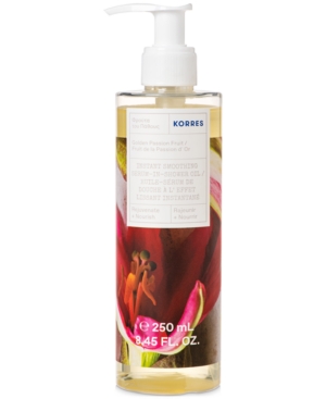 Shop Korres Golden Passion Fruit Instant Smoothing Serum-in-shower Oil