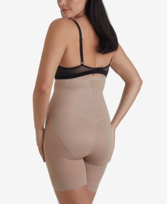 Women's  Extra Firm Tummy-Control Sheer Trim Thigh Slimmer 2789