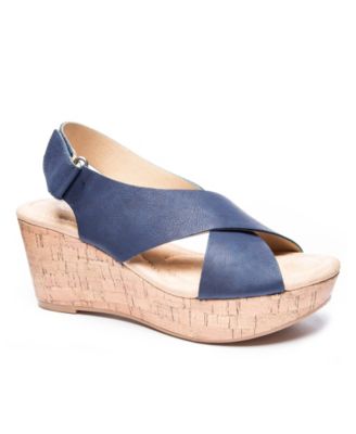 navy wedge dress sandals