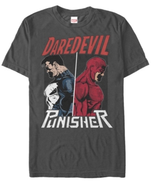 Shop Fifth Sun Men's Punisher Devil Short Sleeve Crew T-shirt In Charcoal