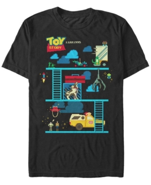 Fifth Sun Men's Toy Story Bit Short Sleeve Crew T-shirt In Black