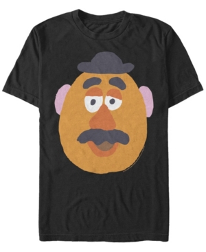 Fifth Sun Men's Mr. Potato Big Face Short Sleeve Crew T-shirt In Black