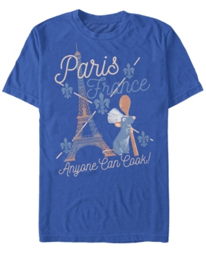 Shop Fifth Sun Men's Paris Location Short Sleeve Crew T-shirt In Royal
