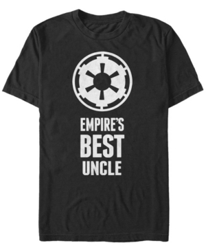 Fifth Sun Men's Empire's Best Uncle Short Sleeve Crew T-shirt In Black