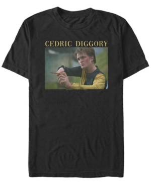 Fifth Sun Men's Cedric Diggory Short Sleeve Crew T-shirt In Black