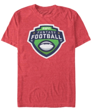Shop Fifth Sun Men's Fantasy Football Short Sleeve Crew T-shirt In Red Heather