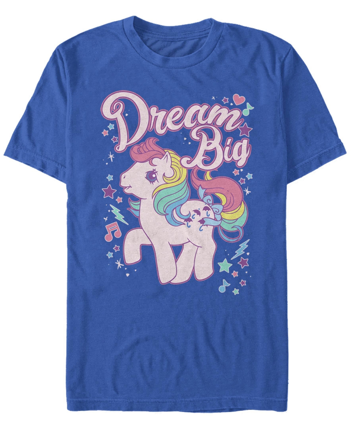 Fifth Sun Men's Dream Big Pony Short Sleeve Crew T-shirt - Royal