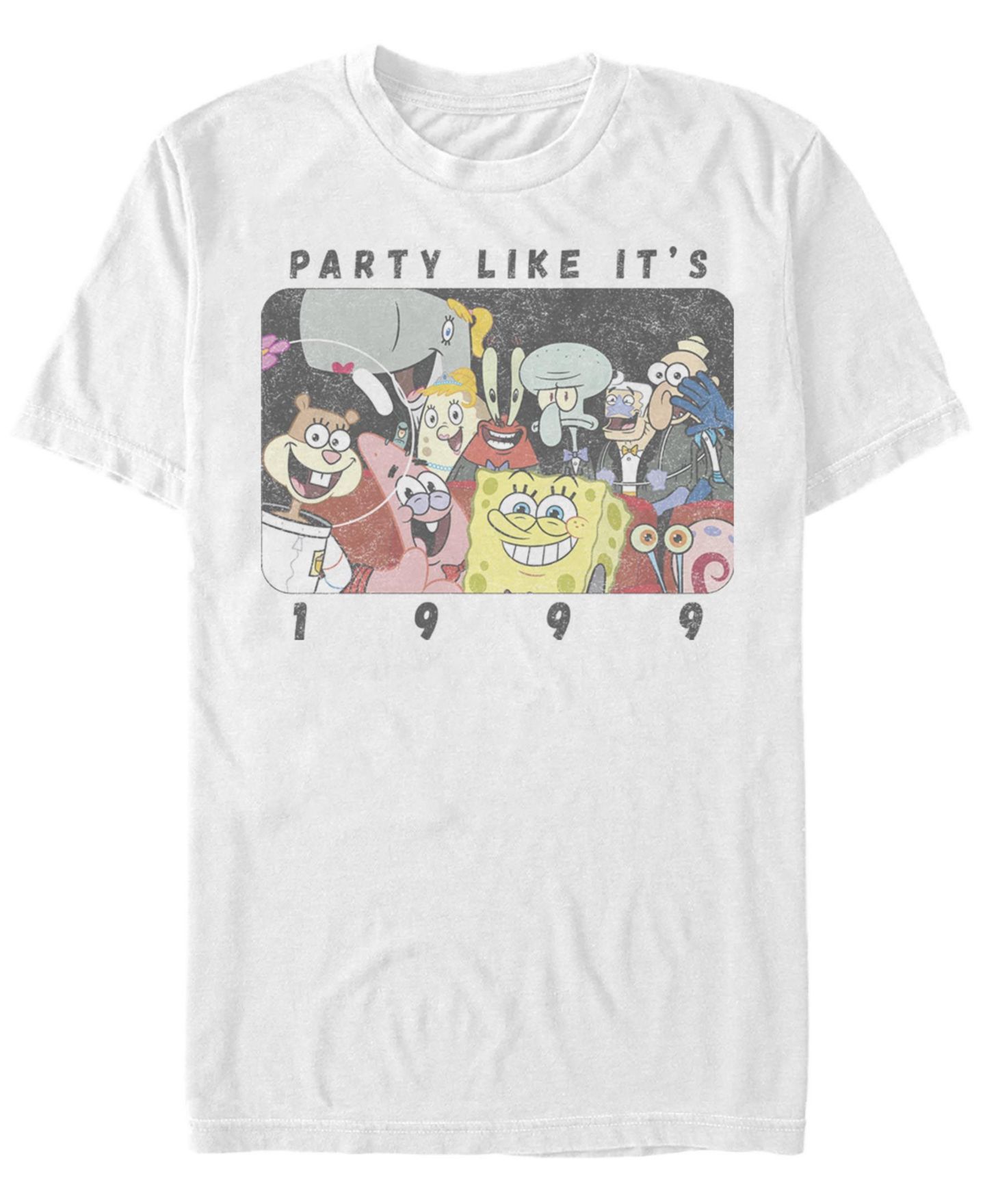 Мужская футболка Fifth Sun Party Bob Short Sleeve Crew, цвет: Белый — фото 1