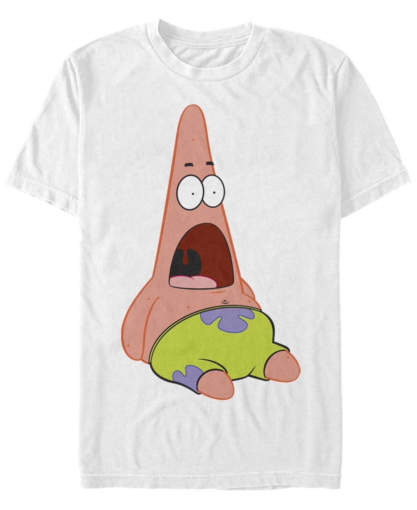 Мужская футболка Fifth Sun Surprised Patrick Short Sleeve Crew, цвет: Белый — фото 1
