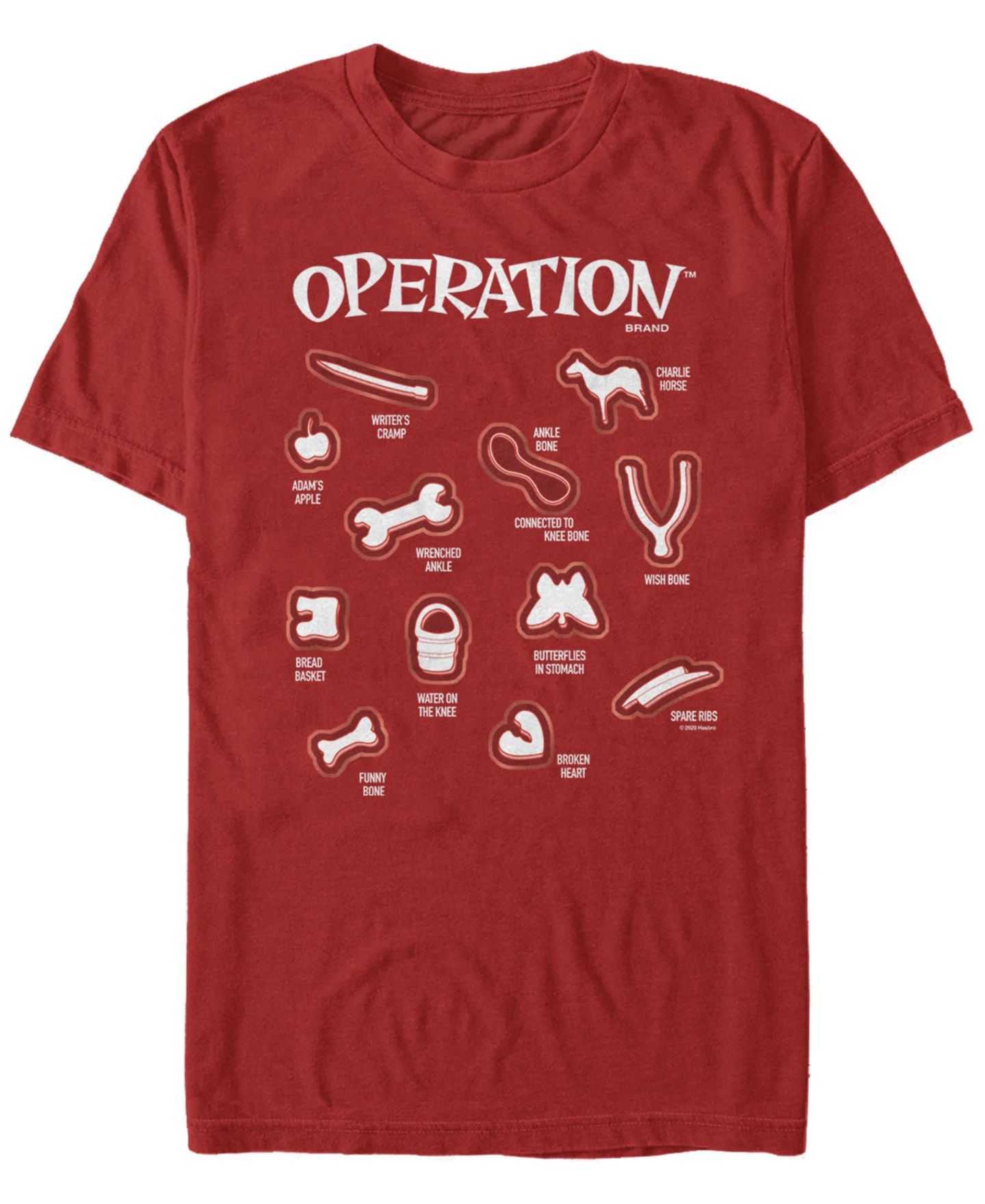 Мужская футболка Fifth Sun Operation Parts Short Sleeve Crew, цвет: Красный — фото 1