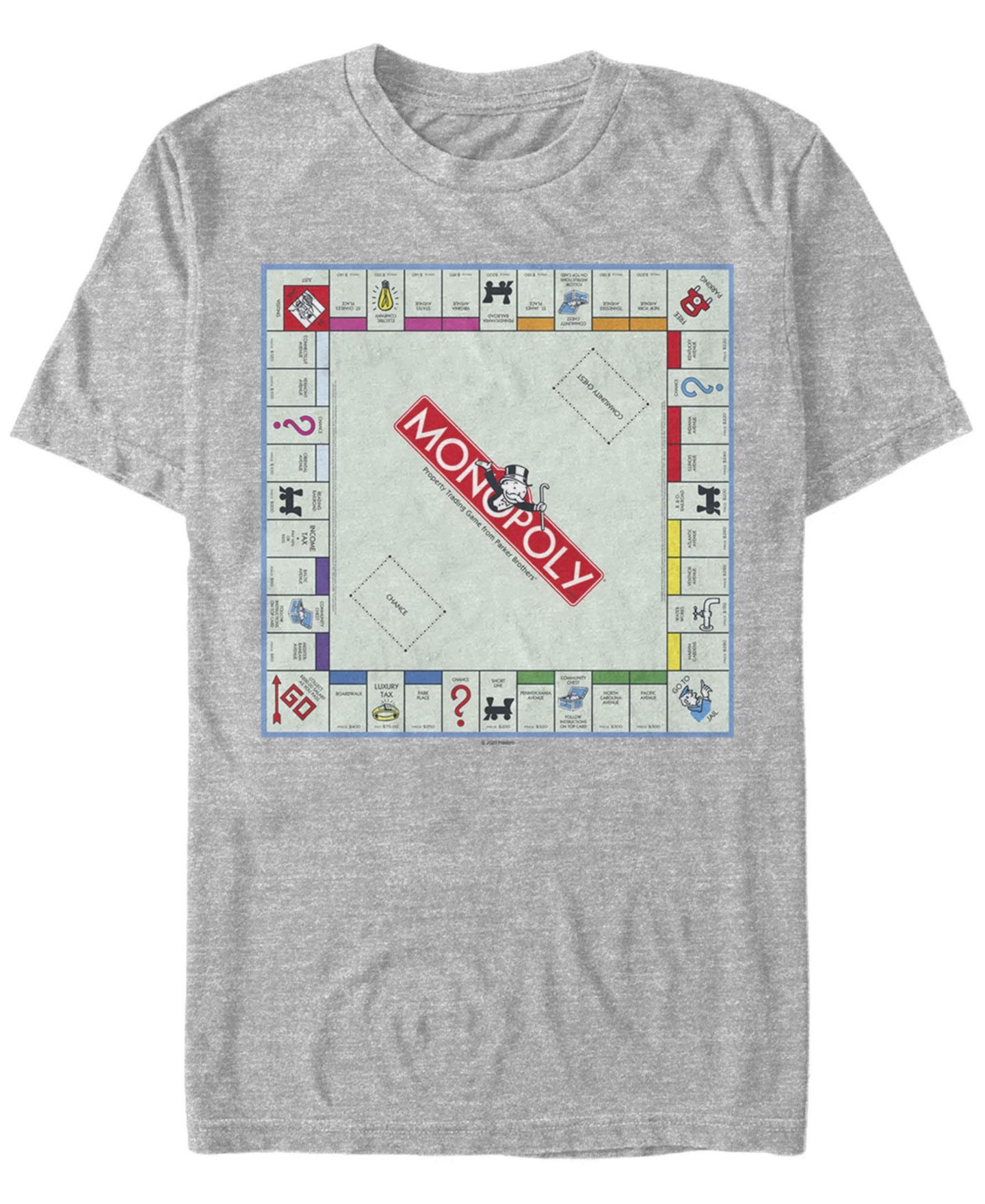 Мужская футболка Fifth Sun Game Board Short Sleeve Crew, цвет: Меланжевый — фото 1