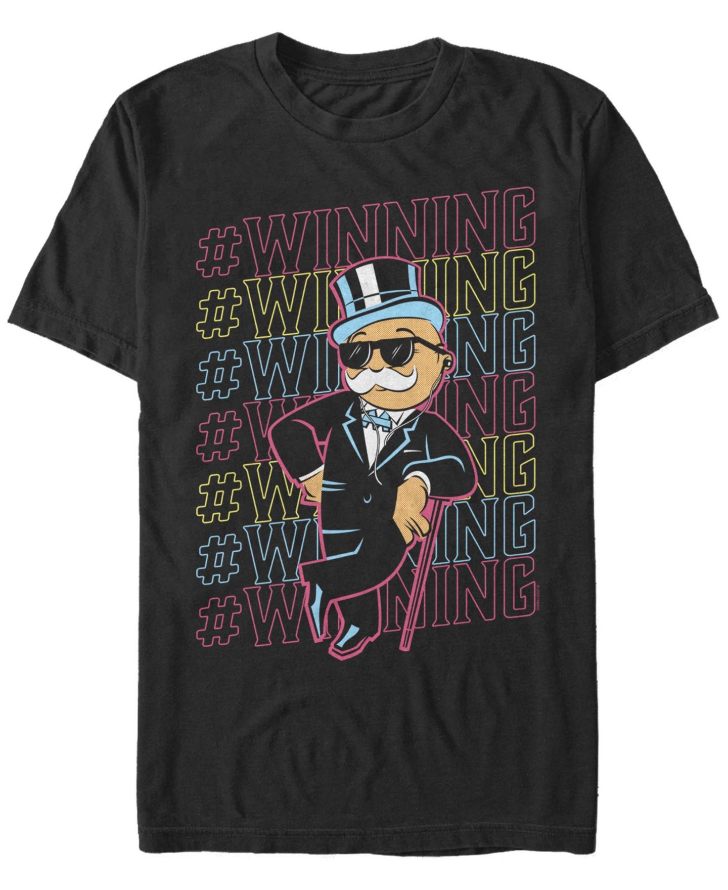 Мужская футболка Fifth Sun Monopoly Winning Short Sleeve Crew, цвет: Чёрный — фото 1