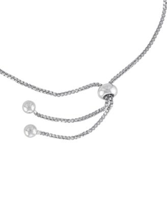 Women's Aqua Glass Guardian Eye Adjustable Bracelet