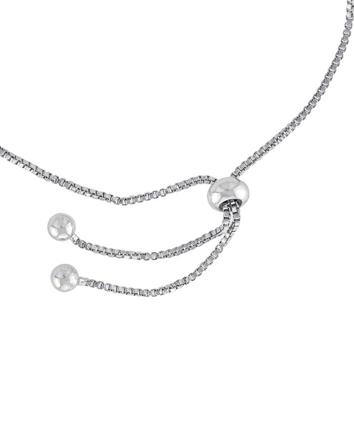 Macy's Women's Aqua Glass Guardian Eye Adjustable Bracelet Macy's