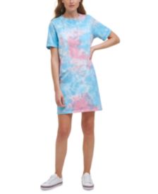 Cotton Tie-Dyed Sneaker Dress