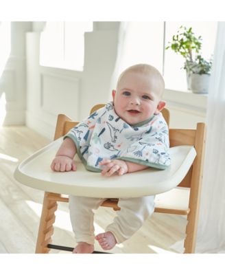 Baby Boys Printed Cotton Muslin Burpy Bib