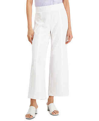 Alfani Solid Pull-On Center-Seam Pants, Created for Macy's - Macy's