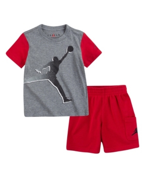 Little Boys Jumpman Cargo Tee and Pocket Short Set