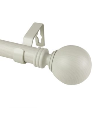 Globe 1 Faux Wood Curtain Rod Collection