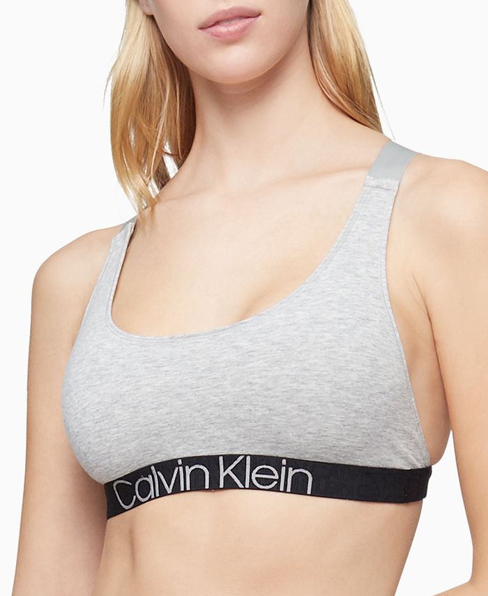 Calvin Klein Women's Reconsidered Comfort Unlined Triangle Bralette,  Ambiant Lavendar, X-Small : : Clothing, Shoes & Accessories