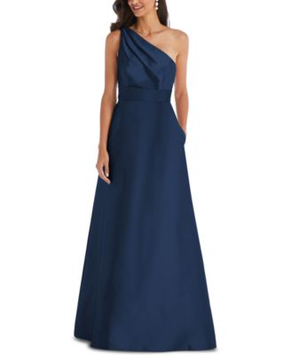 Alfred Sung - One-Shoulder Gown